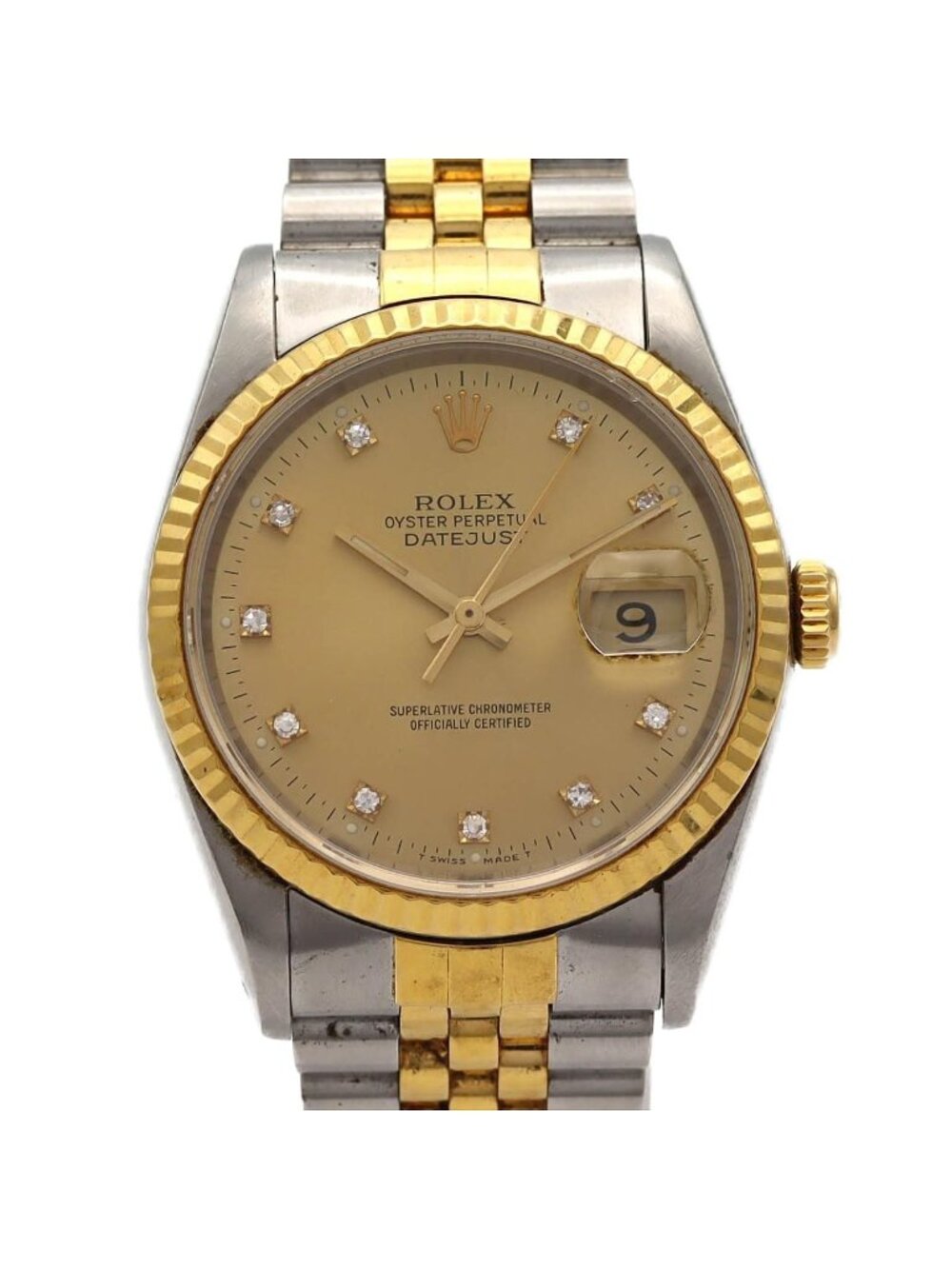 Rolex Datejust Stainless Steel Yellow Gold Automatic